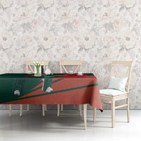 Bangladesh Cricket Custom Tablecloth The Tigers Mascot with Sporty Style - Wonder Print Shop