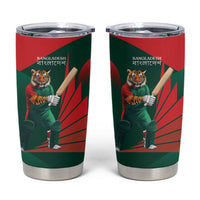Bangladesh Cricket Custom Tumbler Cup The Tigers Mascot with Sporty Style - Wonder Print Shop