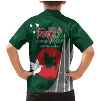 Bangladesh 16 December Victory Day Family Matching Mermaid Dress and Hawaiian Shirt Jatiyo Sriti Shoudho with Sun LT9 - Wonder Print Shop