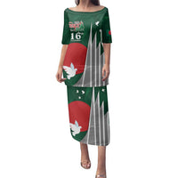 Bangladesh 16 December Victory Day Family Matching Puletasi and Hawaiian Shirt Jatiyo Sriti Shoudho with Sun - Wonder Print Shop