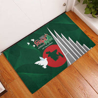 Bangladesh 16 December Victory Day Rubber Doormat Jatiyo Sriti Shoudho with Sun - Wonder Print Shop