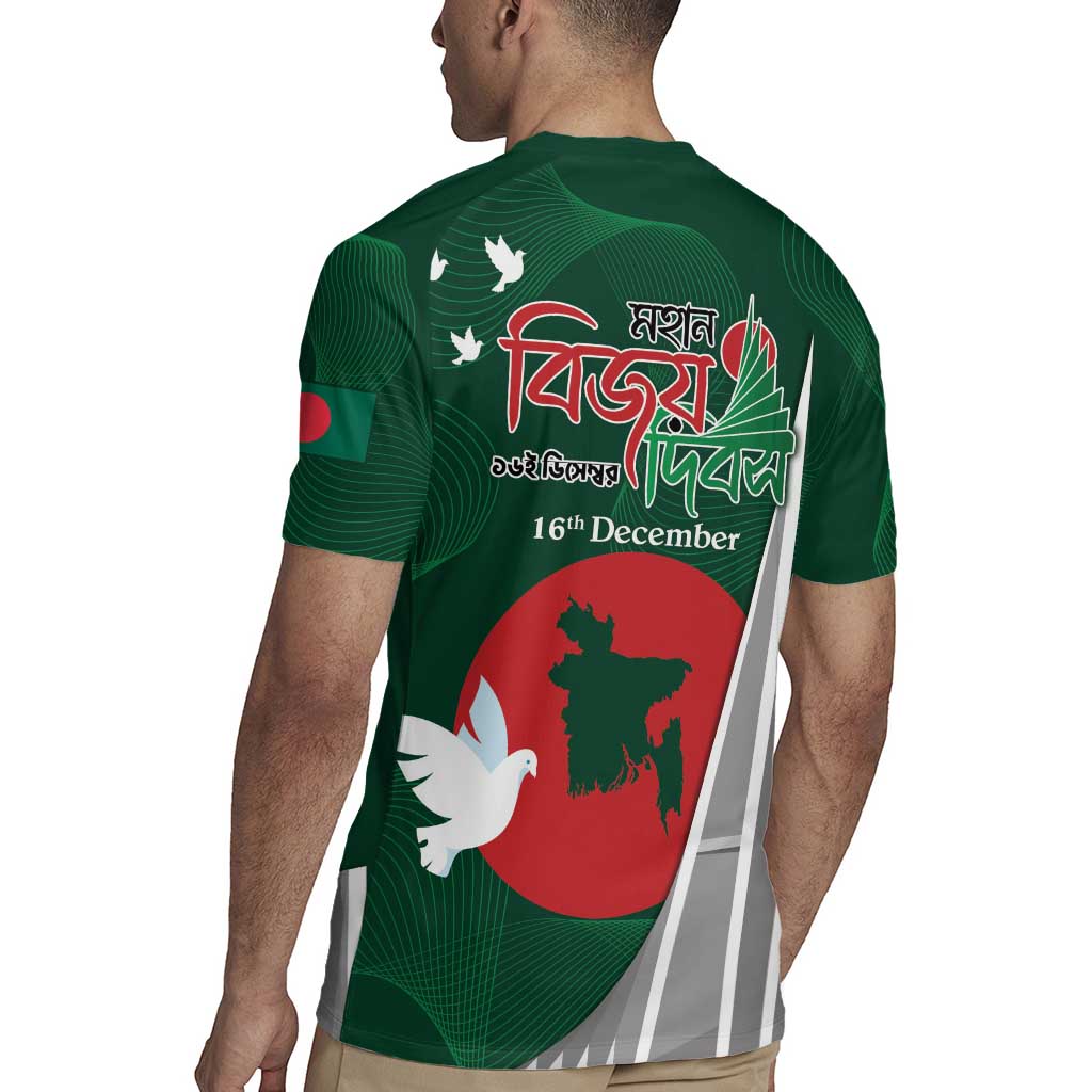 Bangladesh 16 December Victory Day Rugby Jersey Jatiyo Sriti Shoudho with Sun - Wonder Print Shop