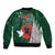 Bangladesh 16 December Victory Day Sleeve Zip Bomber Jacket Jatiyo Sriti Shoudho with Sun - Wonder Print Shop