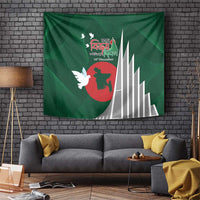 Bangladesh 16 December Victory Day Tapestry Jatiyo Sriti Shoudho with Sun - Wonder Print Shop