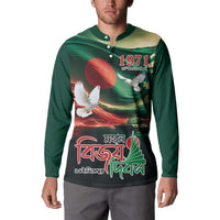 Bangladesh Victory Day Personalized Button Sweatshirt Since 1971 with Flag Art LT9 - Wonder Print Shop