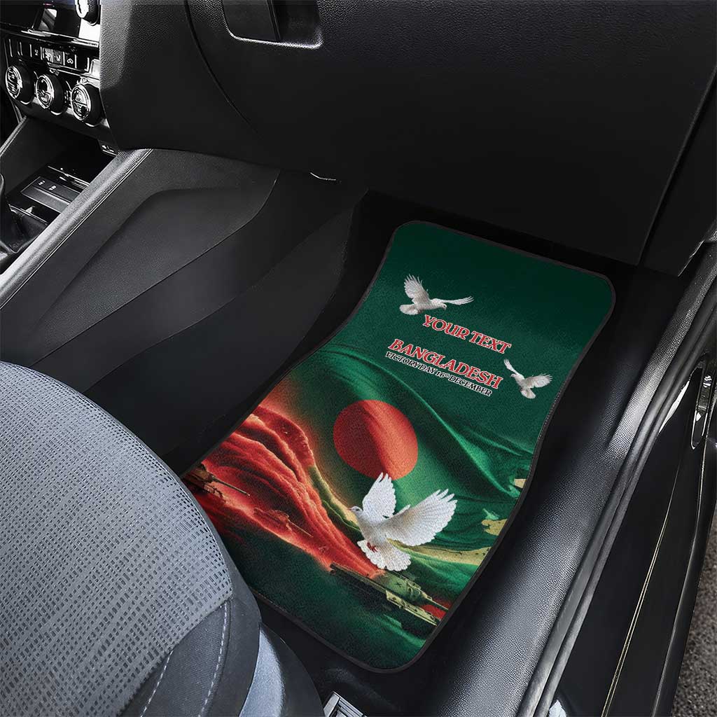 Bangladesh Victory Day Personalized Car Mats Since 1971 with Flag Art LT9 - Wonder Print Shop