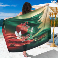 Bangladesh Victory Day Personalized Sarong Since 1971 with Flag Art - Wonder Print Shop