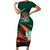 Bangladesh Victory Day Personalized Short Sleeve Bodycon Dress Since 1971 with Flag Art - Wonder Print Shop
