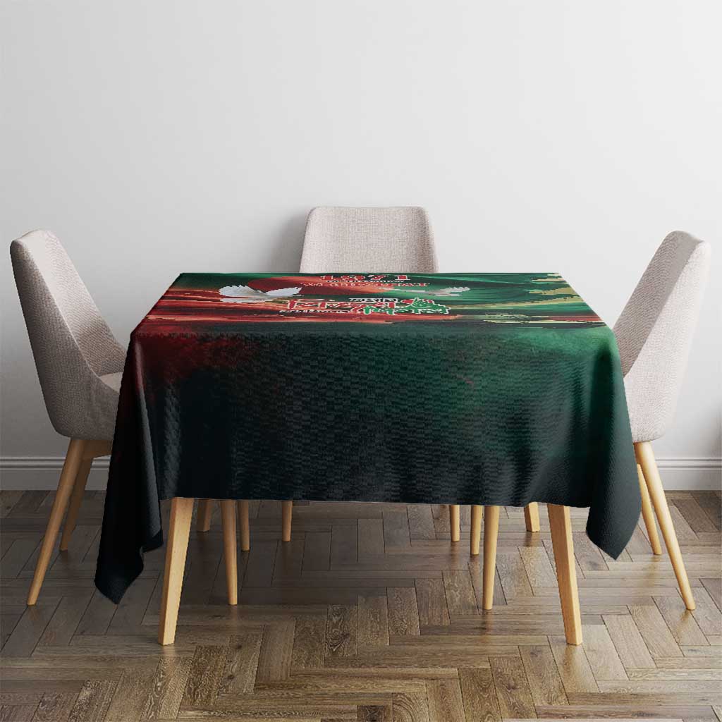 Bangladesh Victory Day Personalized Tablecloth Since 1971 with Flag Art - Wonder Print Shop