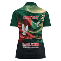 Bangladesh Victory Day Personalized Women Polo Shirt Since 1971 with Flag Art - Wonder Print Shop