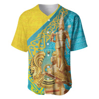Issyk Mystery Kazakhstan Golden Man Baseball Jersey LT9 - Wonder Print Shop