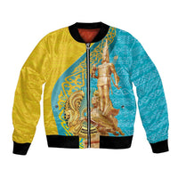 Issyk Mystery Kazakhstan Golden Man Bomber Jacket LT9 - Wonder Print Shop