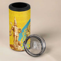 Issyk Mystery Kazakhstan Golden Man 4 in 1 Can Cooler Tumbler LT9 - Wonder Print Shop