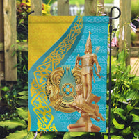 Issyk Mystery Kazakhstan Golden Man Garden Flag - Wonder Print Shop