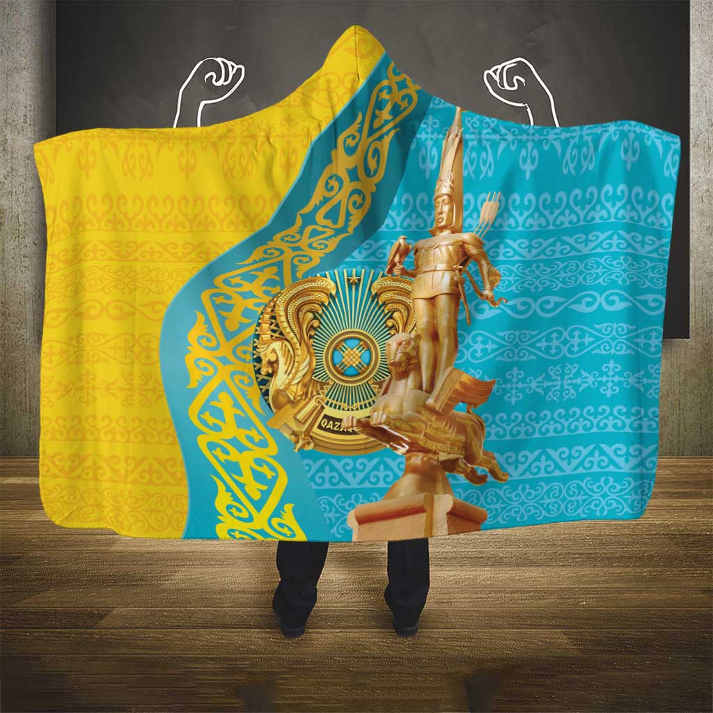 Issyk Mystery Kazakhstan Golden Man Hooded Blanket
