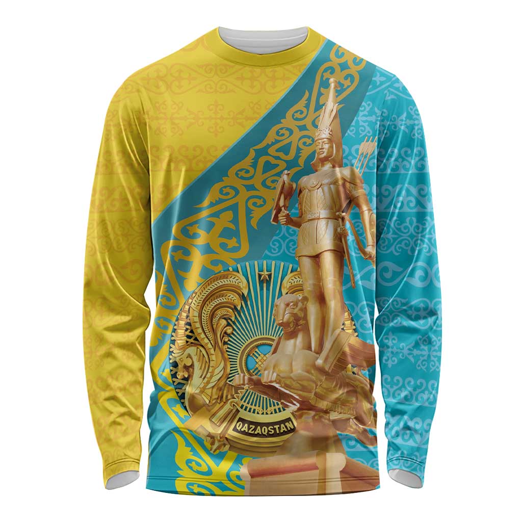 Issyk Mystery Kazakhstan Golden Man Long Sleeve Shirt - Wonder Print Shop