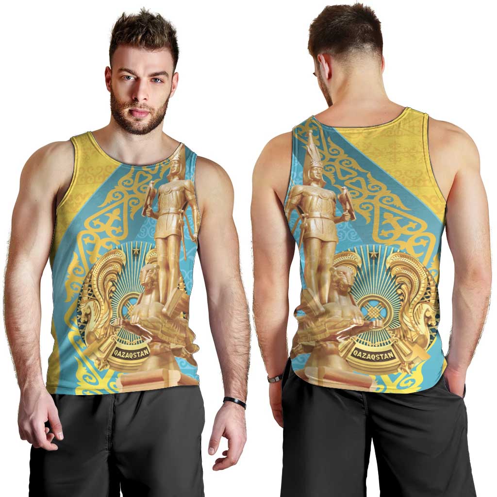 Issyk Mystery Kazakhstan Golden Man Men Tank Top - Wonder Print Shop