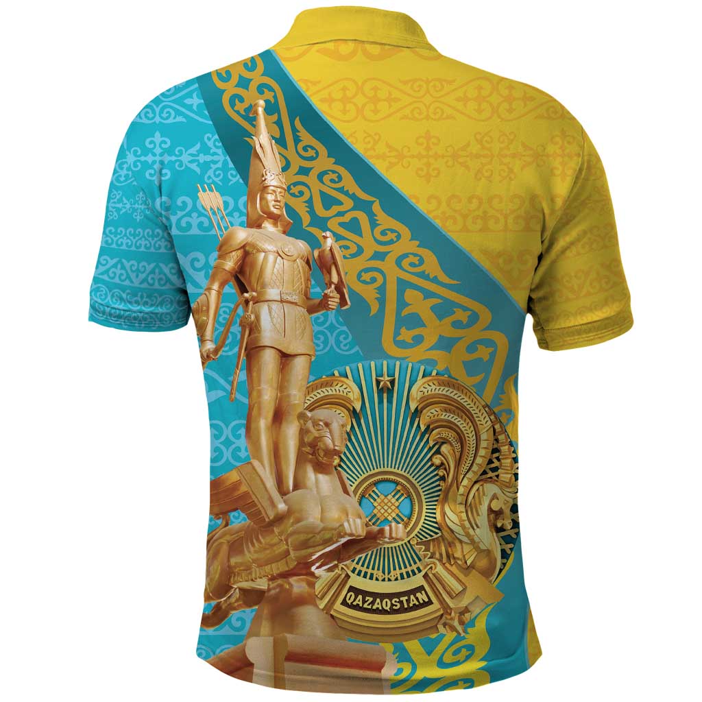 Issyk Mystery Kazakhstan Golden Man Polo Shirt - Wonder Print Shop