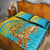 Issyk Mystery Kazakhstan Golden Man Quilt Bed Set - Wonder Print Shop