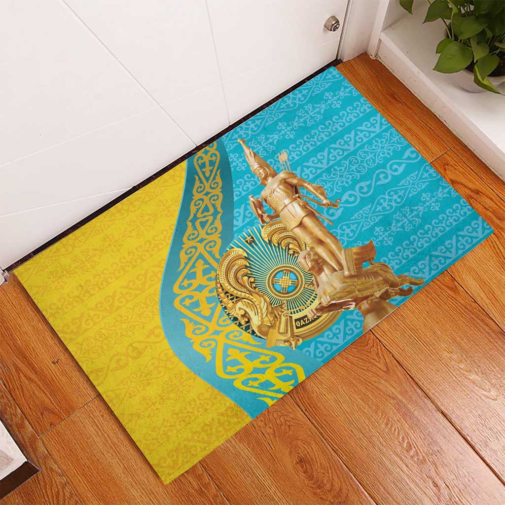 Issyk Mystery Kazakhstan Golden Man Rubber Doormat - Wonder Print Shop