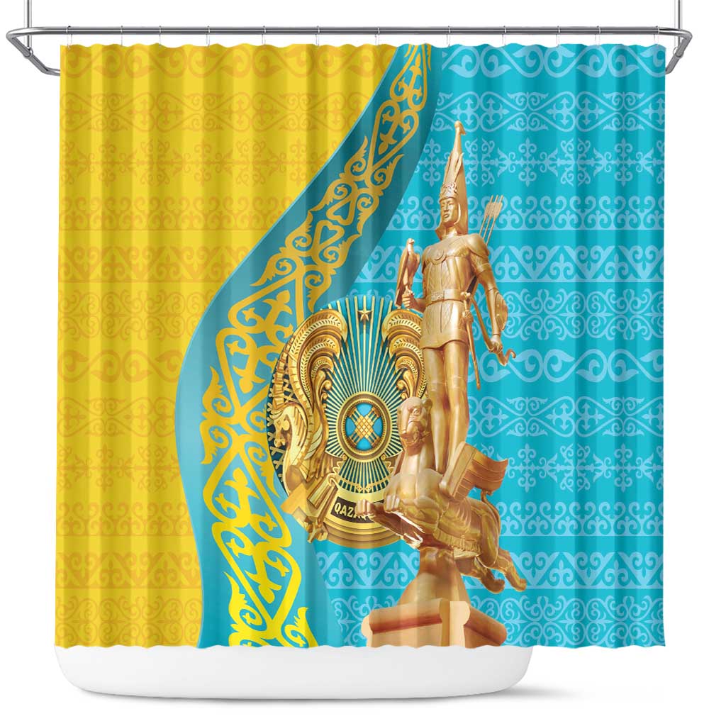 Issyk Mystery Kazakhstan Golden Man Shower Curtain