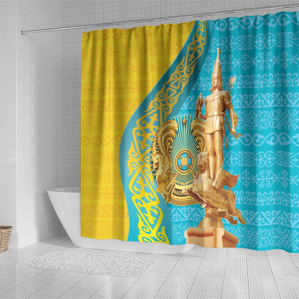Issyk Mystery Kazakhstan Golden Man Shower Curtain