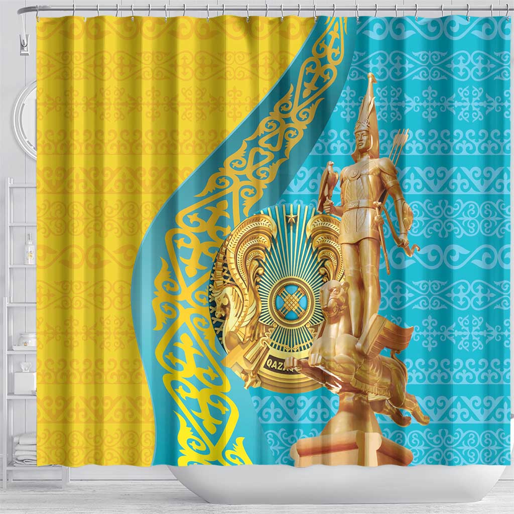 Issyk Mystery Kazakhstan Golden Man Shower Curtain