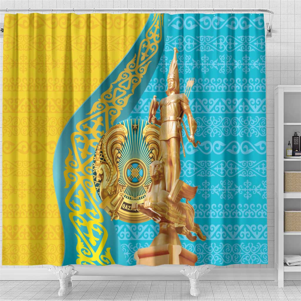 Issyk Mystery Kazakhstan Golden Man Shower Curtain