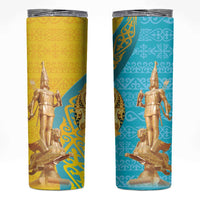 Issyk Mystery Kazakhstan Golden Man Skinny Tumbler - Wonder Print Shop