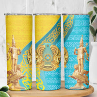 Issyk Mystery Kazakhstan Golden Man Skinny Tumbler - Wonder Print Shop