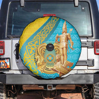 Issyk Mystery Kazakhstan Golden Man Spare Tire Cover - Wonder Print Shop