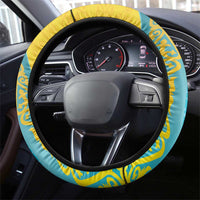 Issyk Mystery Kazakhstan Golden Man Steering Wheel Cover - Wonder Print Shop