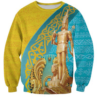 Issyk Mystery Kazakhstan Golden Man Sweatshirt - Wonder Print Shop