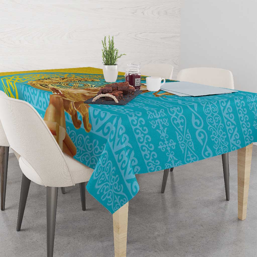 Issyk Mystery Kazakhstan Golden Man Tablecloth - Wonder Print Shop