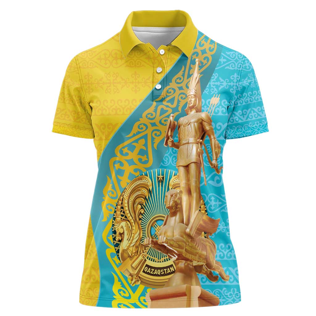 Issyk Mystery Kazakhstan Golden Man Women Polo Shirt - Wonder Print Shop