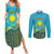 Kazakhstan Independence Day Personalized Couples Matching Summer Maxi Dress and Long Sleeve Button Shirt 16 December with Kazakh Pattern LT9 - Wonder Print Shop