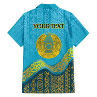 Kazakhstan Independence Day Personalized Family Matching Long Sleeve Bodycon Dress and Hawaiian Shirt 16 December with Kazakh Pattern LT9 - Wonder Print Shop