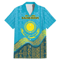 Kazakhstan Independence Day Personalized Family Matching Mermaid Dress and Hawaiian Shirt 16 December with Kazakh Pattern LT9 - Wonder Print Shop