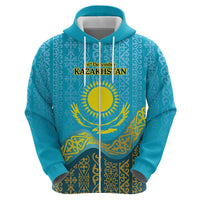 Kazakhstan Independence Day Personalized Hoodie 16 December with Kazakh Pattern - Wonder Print Shop