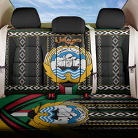 Kuwait Hawk of Quraish With Al Sadu Pattern Personalized Back Car Seat Cover LT9 - Wonder Print Shop