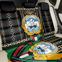 Kuwait Hawk of Quraish With Al Sadu Pattern Personalized Back Car Seat Cover LT9 - Wonder Print Shop