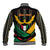 Kuwait Hawk of Quraish With Al Sadu Pattern Personalized Baseball Jacket LT9 - Wonder Print Shop
