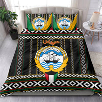 Kuwait Hawk of Quraish With Al Sadu Pattern Personalized Bedding Set LT9 - Wonder Print Shop