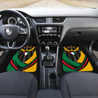 Kuwait Hawk of Quraish With Al Sadu Pattern Personalized Car Mats LT9 - Wonder Print Shop