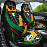 Kuwait Hawk of Quraish With Al Sadu Pattern Personalized Car Seat Cover LT9 - Wonder Print Shop