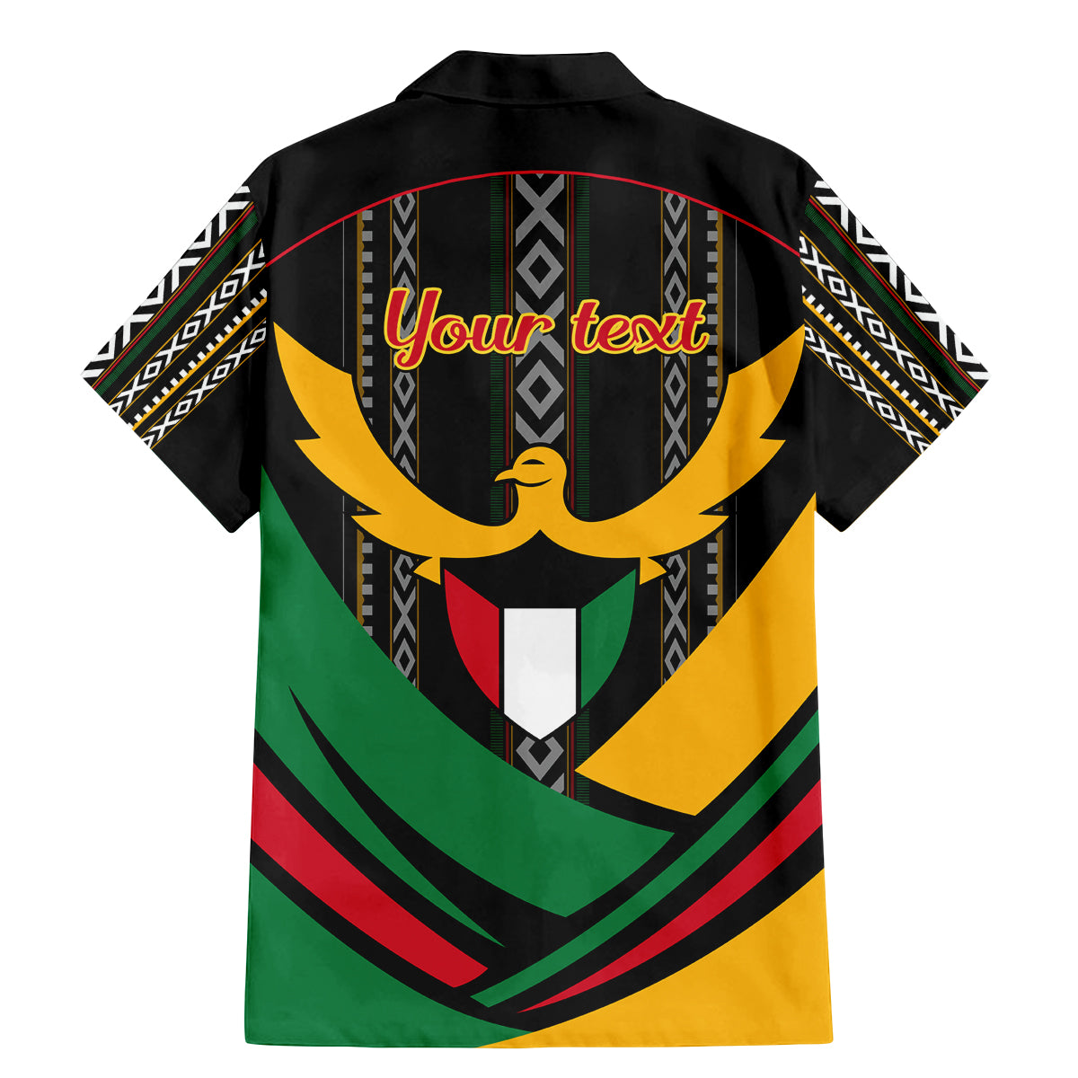 Kuwait Hawk of Quraish With Al Sadu Pattern Personalized Family Matching Mermaid Dress and Hawaiian Shirt LT9 - Wonder Print Shop