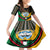 Kuwait Hawk of Quraish With Al Sadu Pattern Personalized Family Matching Off Shoulder Short Dress and Hawaiian Shirt LT9 - Wonder Print Shop