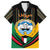 Kuwait Hawk of Quraish With Al Sadu Pattern Personalized Family Matching Off Shoulder Short Dress and Hawaiian Shirt LT9 - Wonder Print Shop
