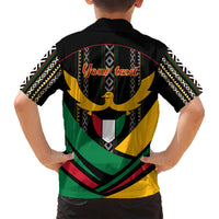 Kuwait Hawk of Quraish With Al Sadu Pattern Personalized Hawaiian Shirt - Wonder Print Shop