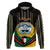 Kuwait Hawk of Quraish With Al Sadu Pattern Personalized Hoodie - Wonder Print Shop